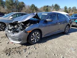 Salvage cars for sale from Copart Mendon, MA: 2017 Honda Civic EX