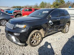 Salvage cars for sale at Memphis, TN auction: 2015 Jeep Grand Cherokee Summit