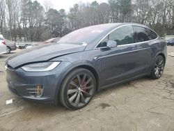 Salvage cars for sale at Austell, GA auction: 2020 Tesla Model X