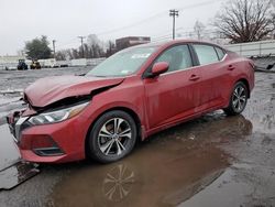 Salvage cars for sale from Copart New Britain, CT: 2021 Nissan Sentra SV