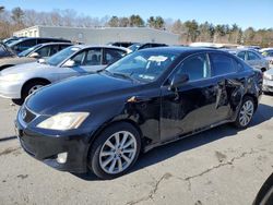 Salvage cars for sale at Exeter, RI auction: 2008 Lexus IS 250