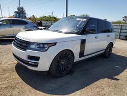 Vehiculos salvage en venta de Copart Miami, FL: 2016 Land Rover Range Rover Supercharged