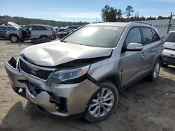 Salvage cars for sale at Harleyville, SC auction: 2014 KIA Sorento EX
