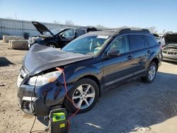 Salvage cars for sale at Kansas City, KS auction: 2014 Subaru Outback 2.5I Limited