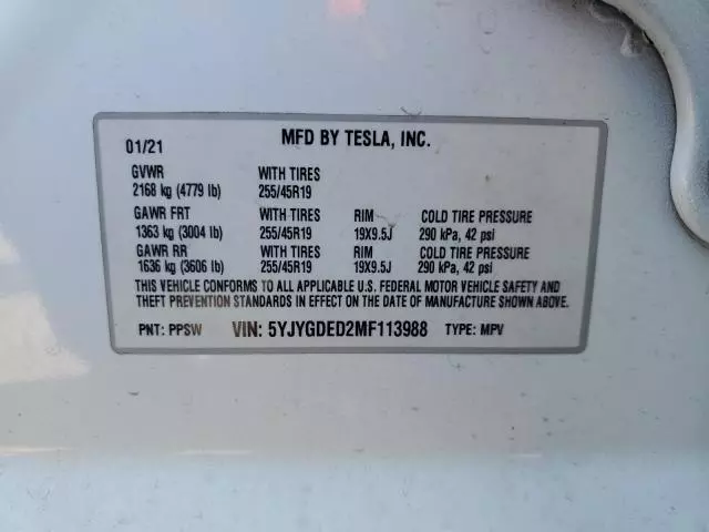 2021 Tesla Model Y