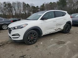 Salvage cars for sale from Copart Austell, GA: 2017 Hyundai Tucson Limited