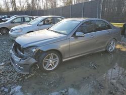 Salvage cars for sale at Waldorf, MD auction: 2012 Mercedes-Benz C 350