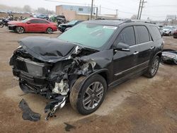 Salvage cars for sale from Copart Colorado Springs, CO: 2011 GMC Acadia Denali