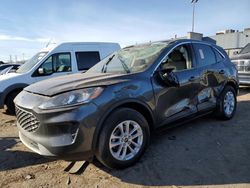 Salvage cars for sale at Woodhaven, MI auction: 2020 Ford Escape SE