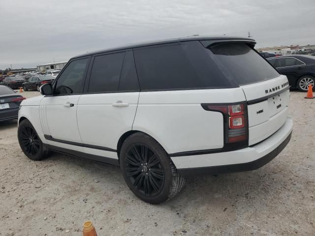 2015 Land Rover Range Rover HSE