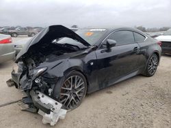 Salvage cars for sale from Copart San Antonio, TX: 2015 Lexus RC 350