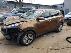 Salvage cars for sale from Copart Albuquerque, NM: 2017 KIA Sportage LX