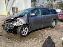 Salvage cars for sale at Austell, GA auction: 2015 Toyota Sienna LE