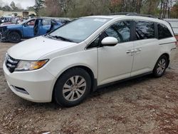 Salvage cars for sale from Copart Knightdale, NC: 2015 Honda Odyssey EXL