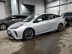 Toyota salvage cars for sale: 2019 Toyota Prius