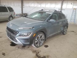 Vehiculos salvage en venta de Copart Des Moines, IA: 2022 Hyundai Kona Limited