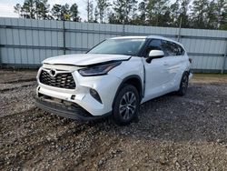 Salvage cars for sale at Harleyville, SC auction: 2021 Toyota Highlander XLE
