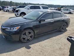 Salvage cars for sale at Gaston, SC auction: 2016 Honda Accord Sport