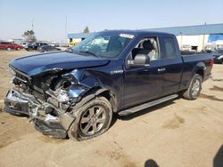 Salvage cars for sale at Woodhaven, MI auction: 2018 Ford F150 Super Cab