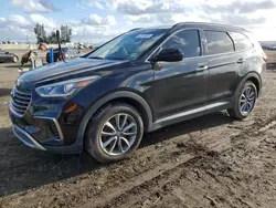 Vehiculos salvage en venta de Copart San Diego, CA: 2017 Hyundai Santa FE SE