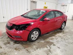 Salvage cars for sale from Copart Lumberton, NC: 2016 KIA Forte LX