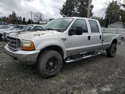 Salvage cars for sale at Graham, WA auction: 1999 Ford F350 SRW Super Duty