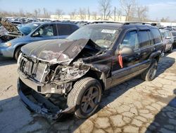 Jeep salvage cars for sale: 2004 Jeep Grand Cherokee Limited