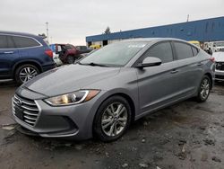 Salvage cars for sale at Woodhaven, MI auction: 2018 Hyundai Elantra SEL