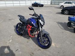 Salvage cars for sale from Copart Dunn, NC: 2021 Yamaha MT07