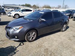 Salvage cars for sale at Sacramento, CA auction: 2014 Toyota Corolla L