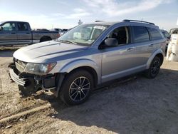 Salvage cars for sale from Copart Amarillo, TX: 2018 Dodge Journey SE