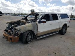 Vehiculos salvage en venta de Copart Miami, FL: 2013 Ford F150 Supercrew