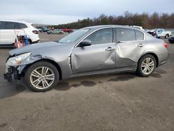 Salvage cars for sale from Copart Brookhaven, NY: 2012 Infiniti G37