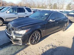 Salvage cars for sale from Copart North Billerica, MA: 2018 Infiniti Q50 RED Sport 400