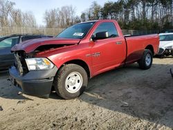 Salvage cars for sale from Copart Waldorf, MD: 2015 Dodge RAM 1500 ST