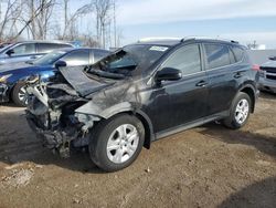 Salvage cars for sale from Copart Milwaukee, WI: 2015 Toyota Rav4 LE