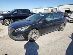 Salvage cars for sale at Kansas City, KS auction: 2016 Hyundai Sonata Sport