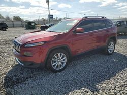 Jeep salvage cars for sale: 2017 Jeep Cherokee Limited