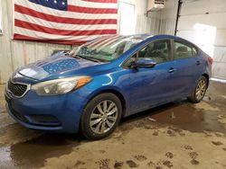 Salvage cars for sale at Lyman, ME auction: 2014 KIA Forte LX