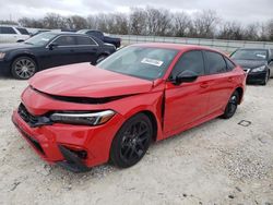 Salvage cars for sale at New Braunfels, TX auction: 2024 Honda Civic Sport
