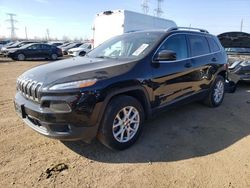 Salvage cars for sale at Elgin, IL auction: 2018 Jeep Cherokee Latitude Plus