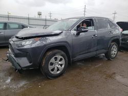 Salvage cars for sale at Chicago Heights, IL auction: 2022 Toyota Rav4 LE
