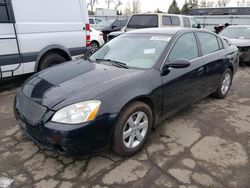 Salvage cars for sale from Copart Woodburn, OR: 2003 Nissan Altima Base