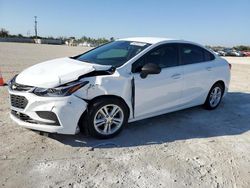 Salvage cars for sale from Copart Arcadia, FL: 2018 Chevrolet Cruze LT