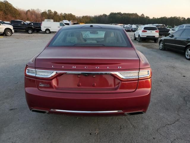 2017 Lincoln Continental Select