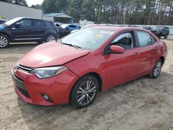 Toyota Corolla L salvage cars for sale: 2015 Toyota Corolla L