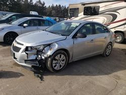 Vehiculos salvage en venta de Copart Eldridge, IA: 2012 Chevrolet Cruze LS