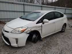 Salvage cars for sale from Copart Hurricane, WV: 2013 Toyota Prius