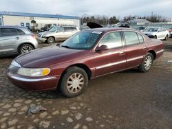 Salvage cars for sale at Pennsburg, PA auction: 2001 Lincoln Continental