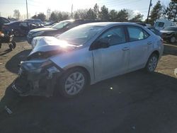 Buy Salvage Cars For Sale now at auction: 2014 Toyota Corolla L